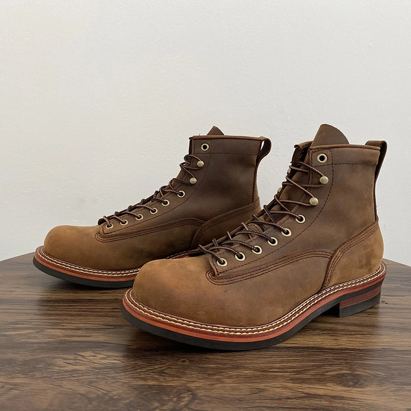 Leatherwork Tools - Vintage British Men Ankle Boots Handmade