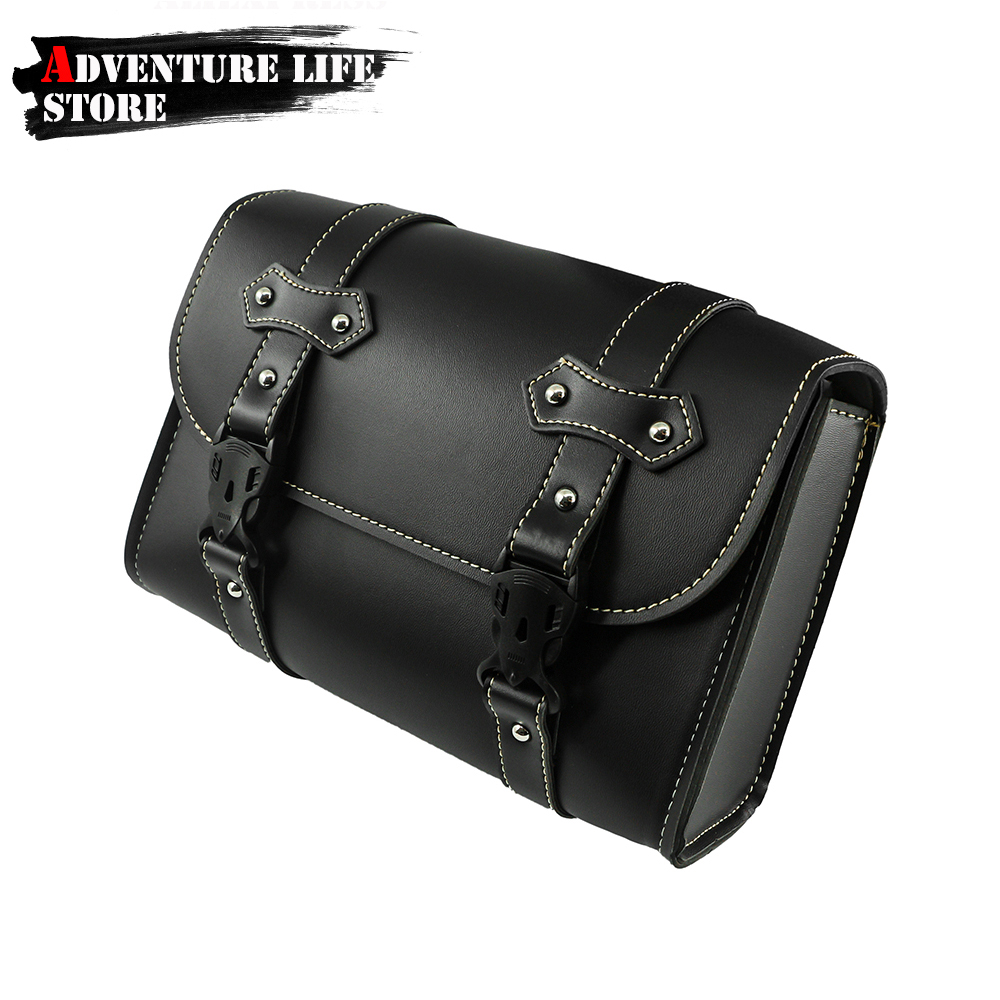 Leatherwork Bag - Motorcycle Front Fork Saddlebags Side Tool