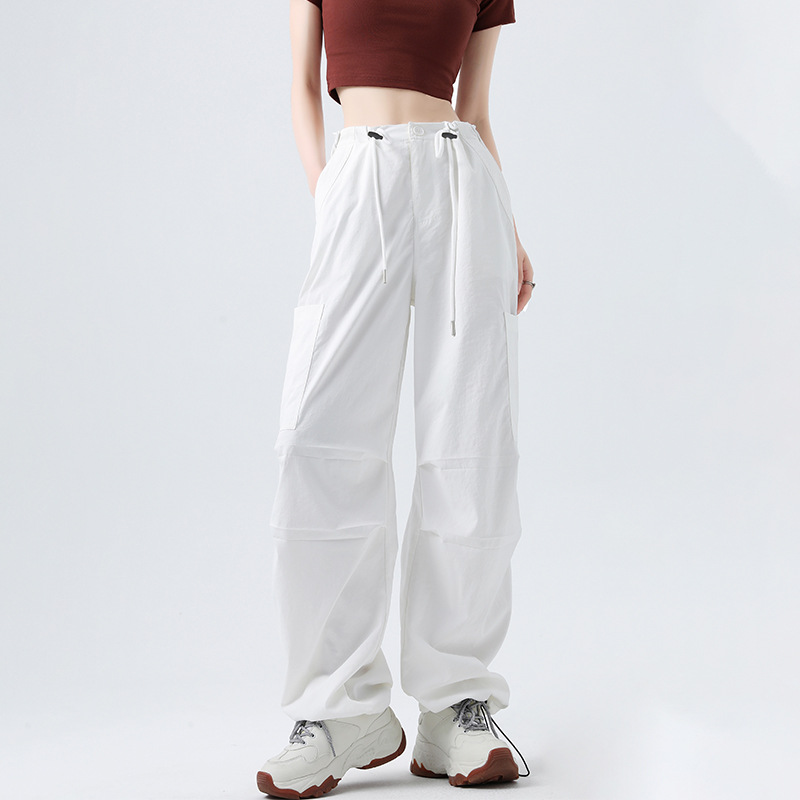 Leather Work Overalls - American Work Pants Women's Autumn and