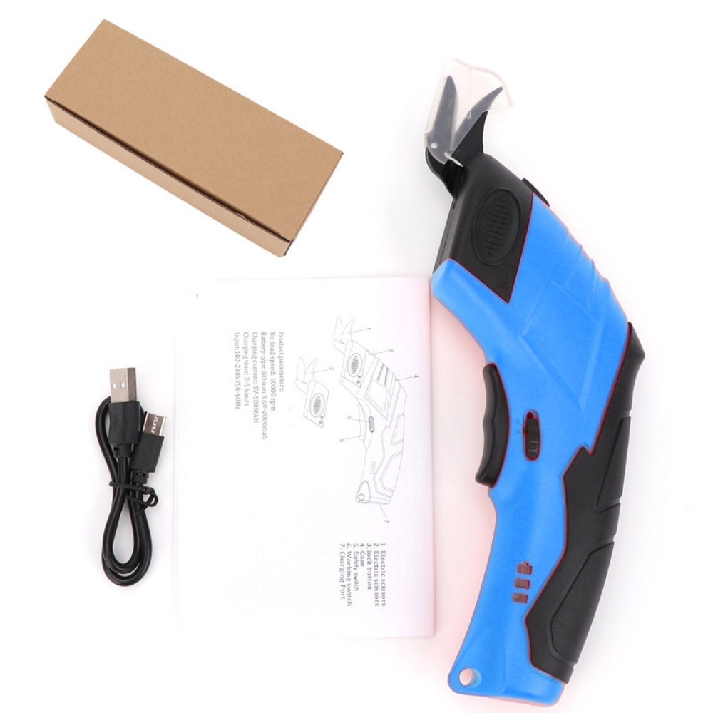 Leatherwork Machine - 3.6V Electric Scissors Fabric Cutting Machine
