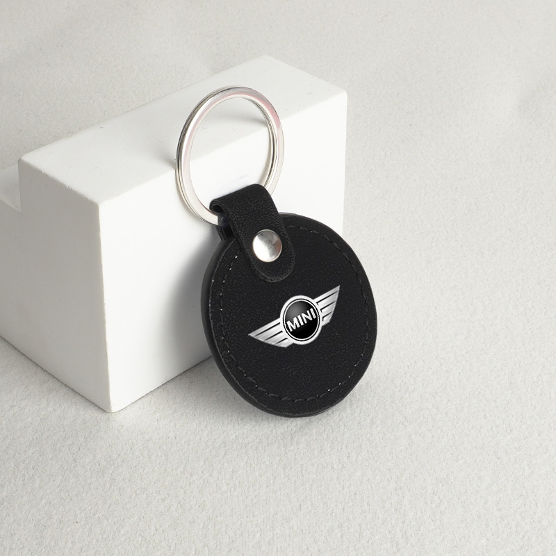 Leatherwork Rings - Leather Car Keychain Keyring Key Ring