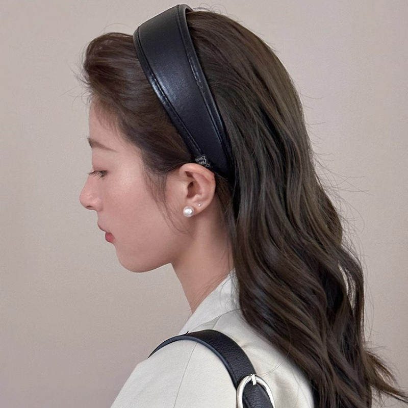 Leather Headbands Simple Solid - Leatherwork Rings review and price