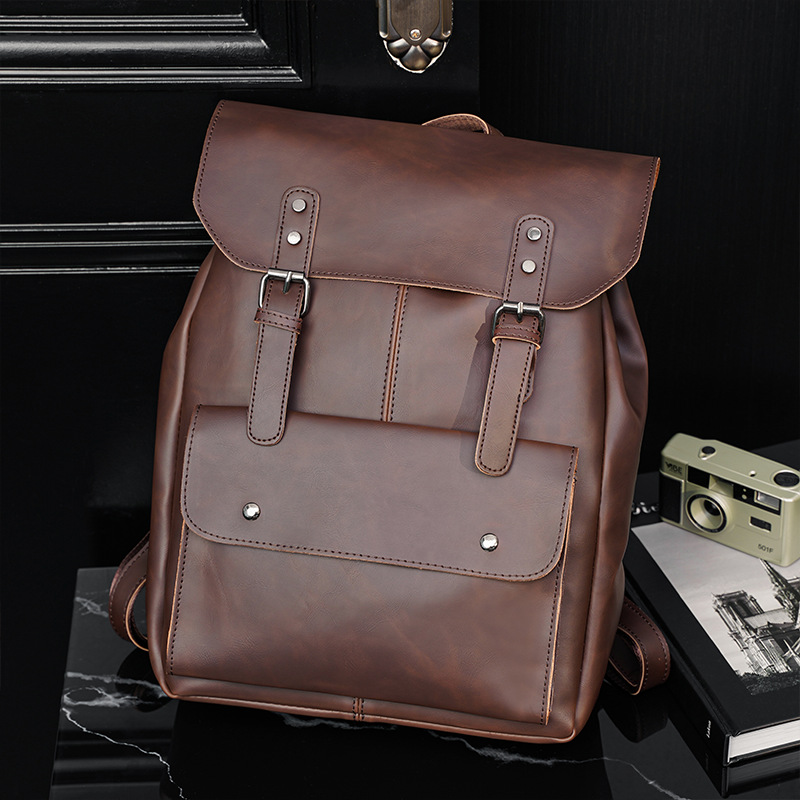 GOYN Vintage Men's Leather Bac - Leather Work Rucksack review and price