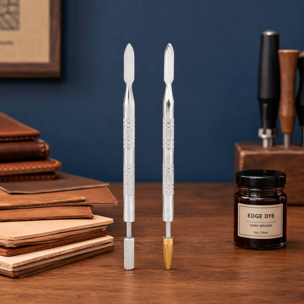 2pcs Double Head Leather Edge  - Leatherwork Roller review and price