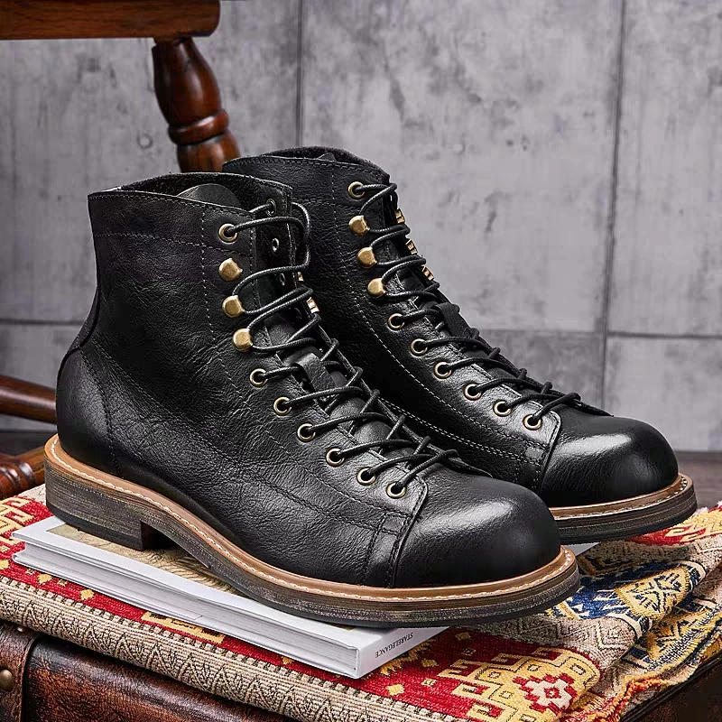 Handmade British Big Size Men  - Leather Work Dress review and price