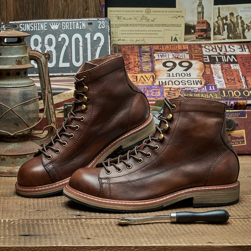 Handmade British Big Size Men  - Leather Work Dress review and price