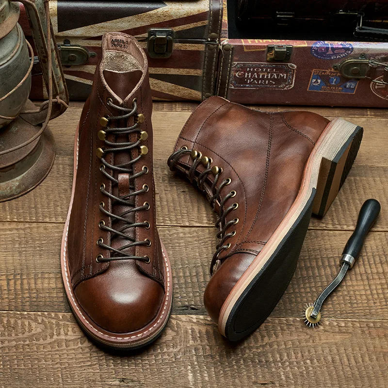 Handmade British Big Size Men  - Leather Work Dress review and price