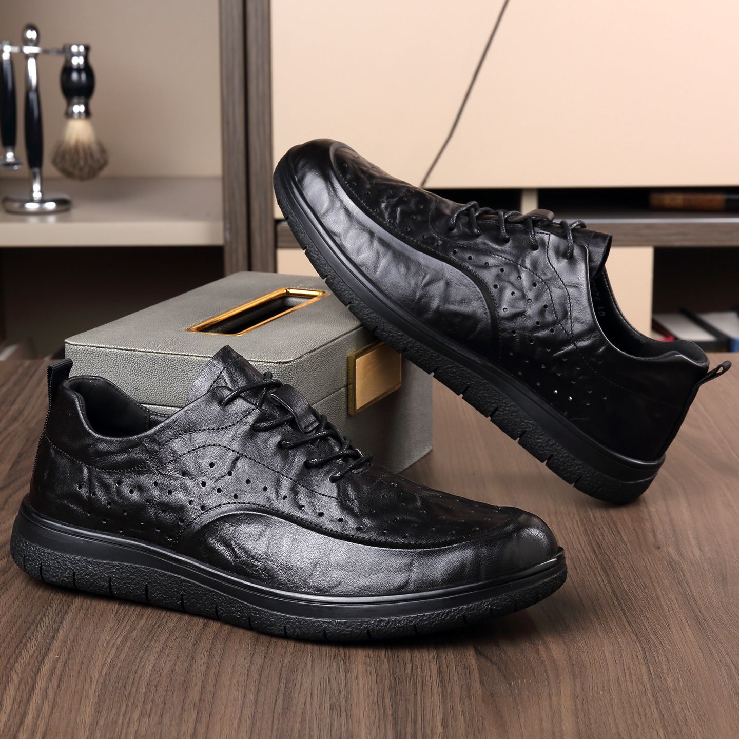 Casual Genuine Leather Shoes E - Leather Work Dress review and price
