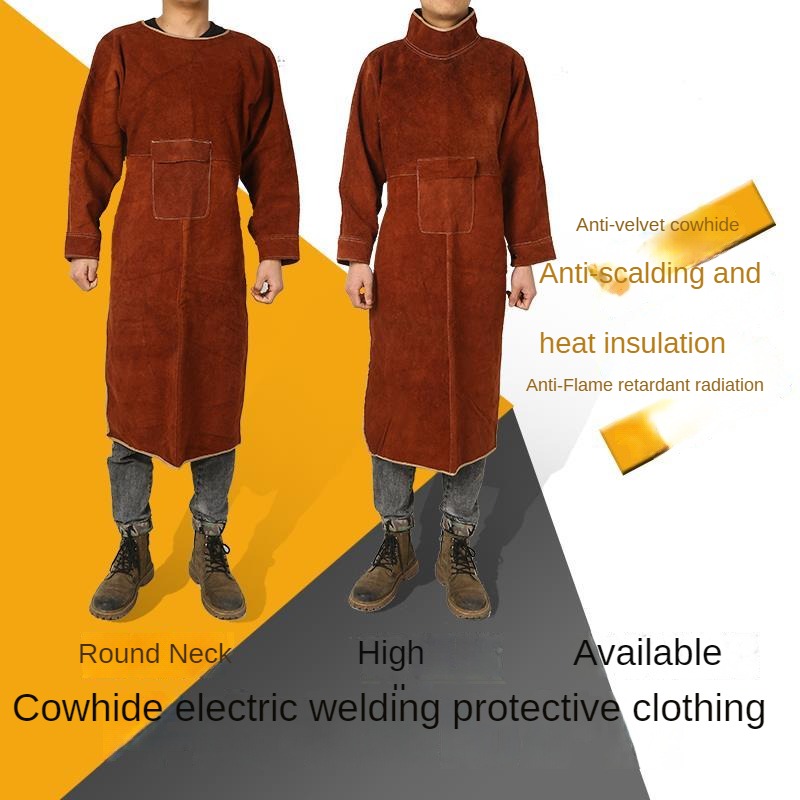 Welder Protective Cover Cowhid - Leather Work Overalls review and price
