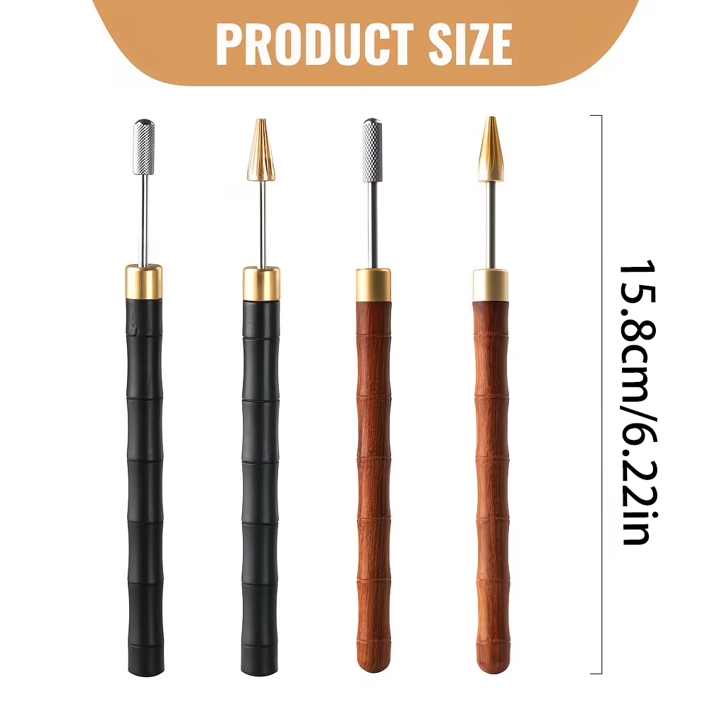 1pc Wooden Handle Stainless St - Leatherwork Roller review and price
