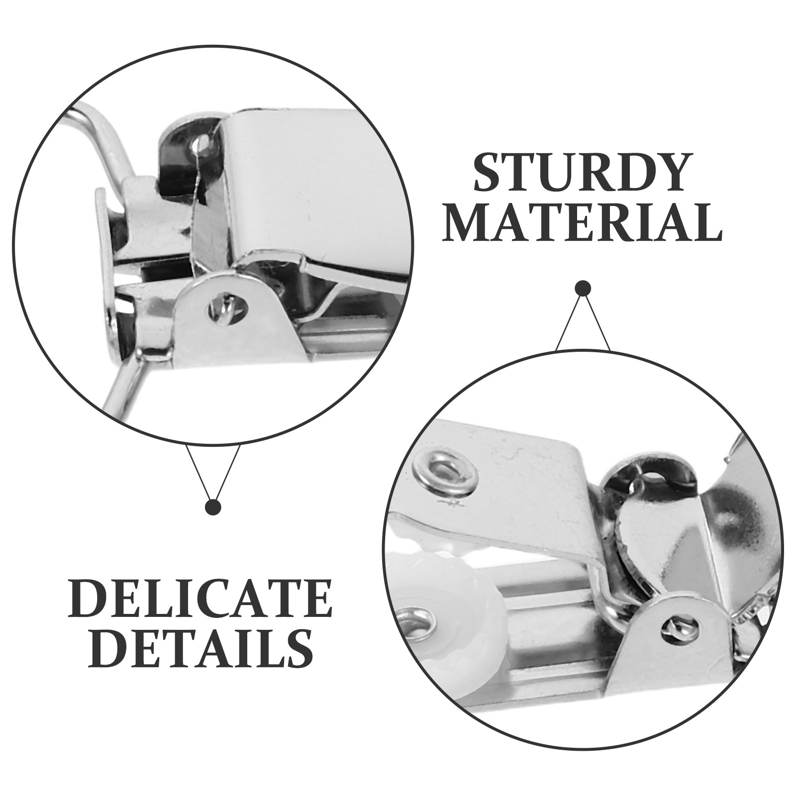 30pcs Duckbill Clips Metal Non - Snap Fastener Setter review and price