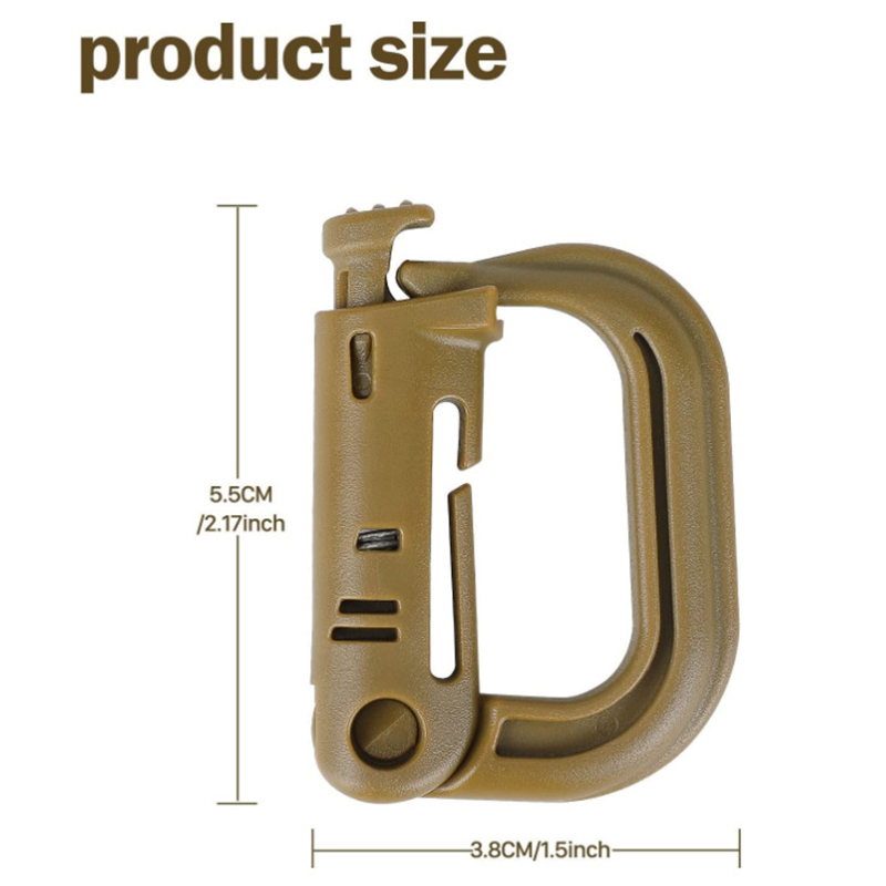 5PCS Grimloc Molle Carabiner D - Snap Fastener Setter review and price