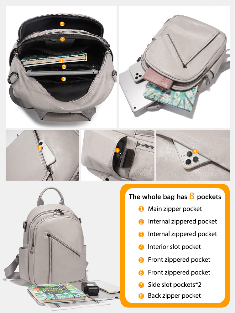 Zency Women's Genuine Leather  - Leather Work Rucksack review and price