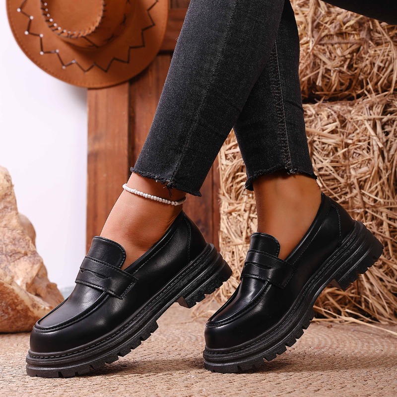 Women's Brown Leather Loafers  - Leather Work Dress review and price
