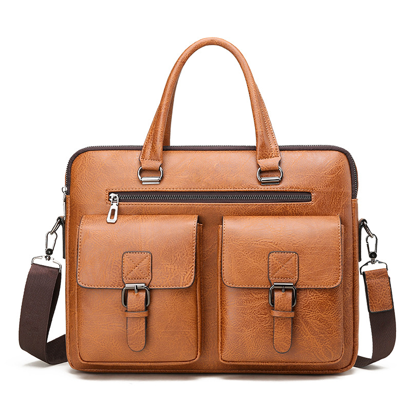 Luxury Brand Man Business Brie - Leatherwork Bag review and price