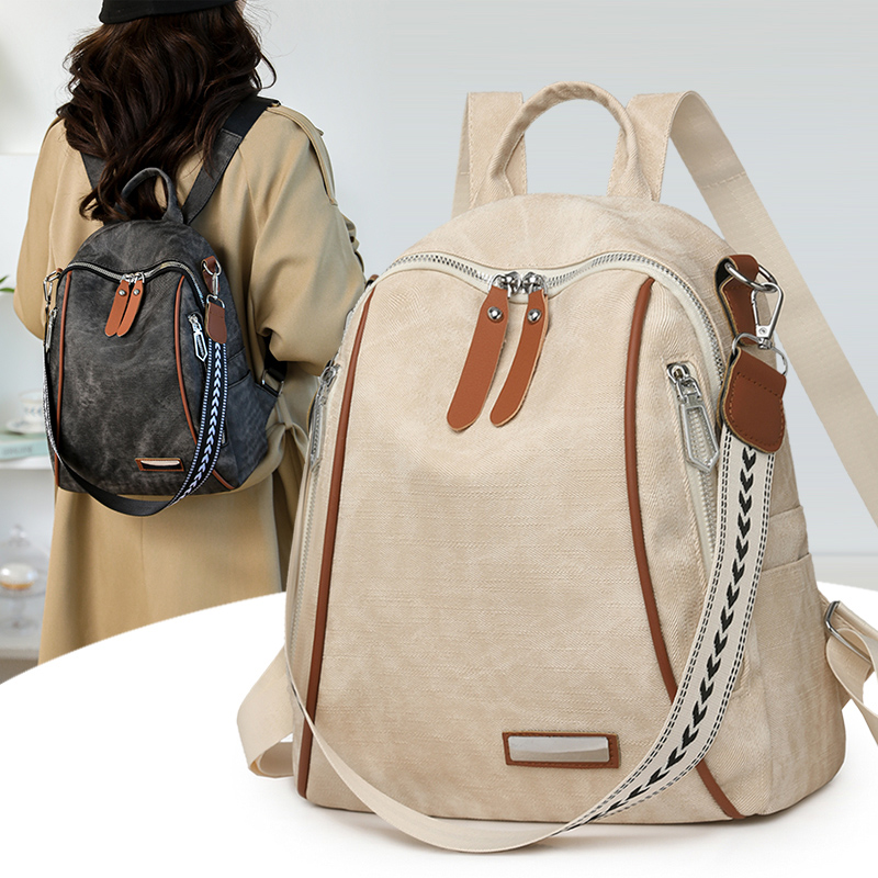 Women Large Capacity Backpack  - Leather Work Rucksack review and price
