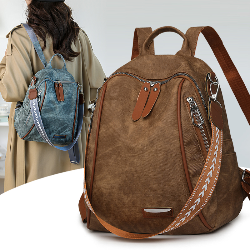 Women Large Capacity Backpack  - Leather Work Rucksack review and price