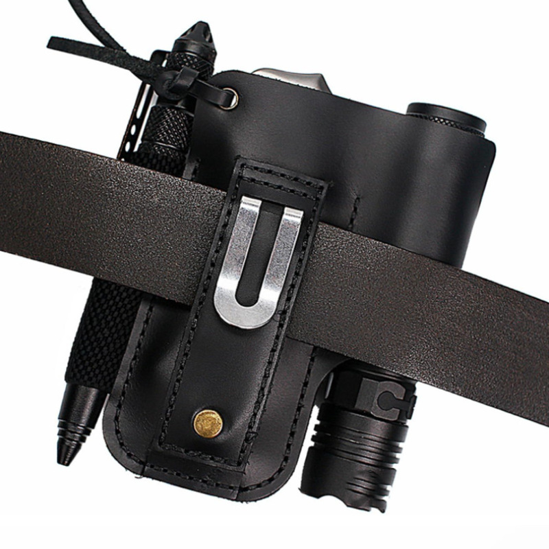 EDC Leather Flashlight Tool Ho - Leatherwork Tools review and price