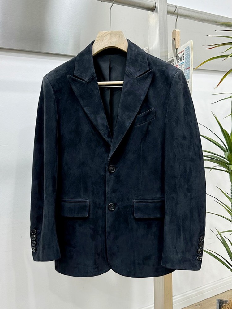 Vintage Suede Sheepskin Elegan - Leather Work Jacket Mens review and price