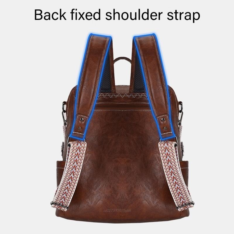 X5XA Stylish Women's Large Ruc - Leather Work Rucksack review and price