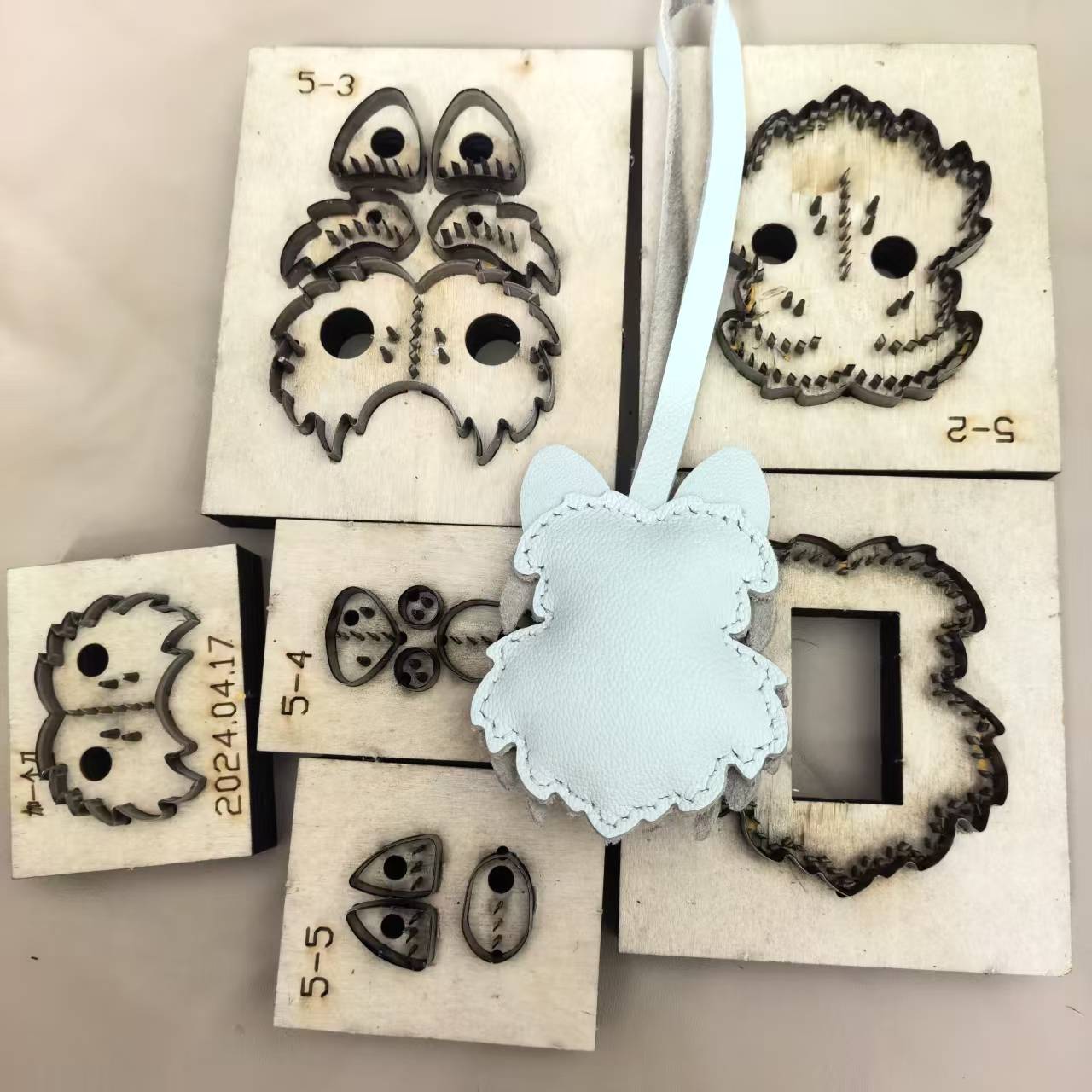 Wooden Cutting Die, Cute Westi - Leatherwork Rings review and price