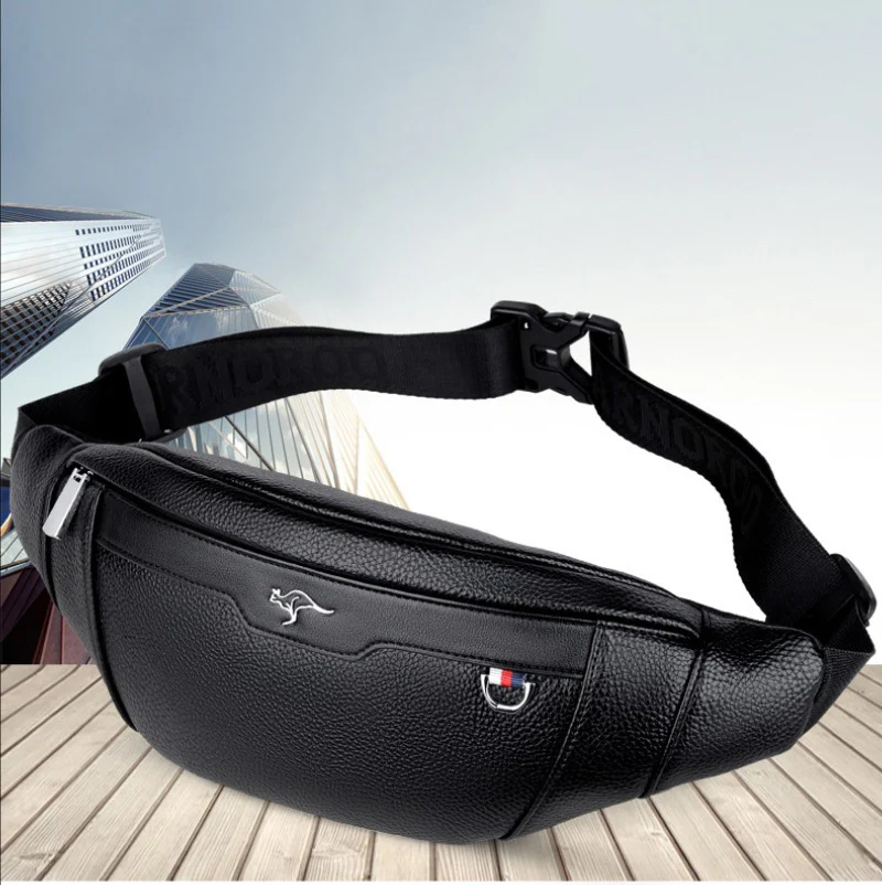 Business Leather Waist Bag Mul - Leatherwork Bag review and price