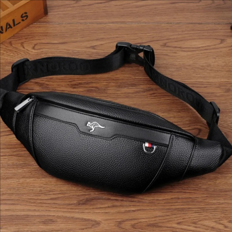Business Leather Waist Bag Mul - Leatherwork Bag review and price