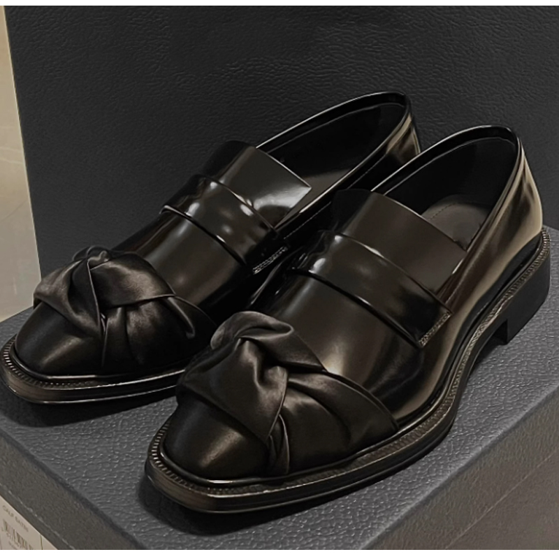 Men's Black Patent Leather Loa - Leather Work Dress review and price