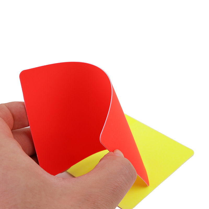 Referee Red Yellow Cards Set W - Leatherwork Tools review and price
