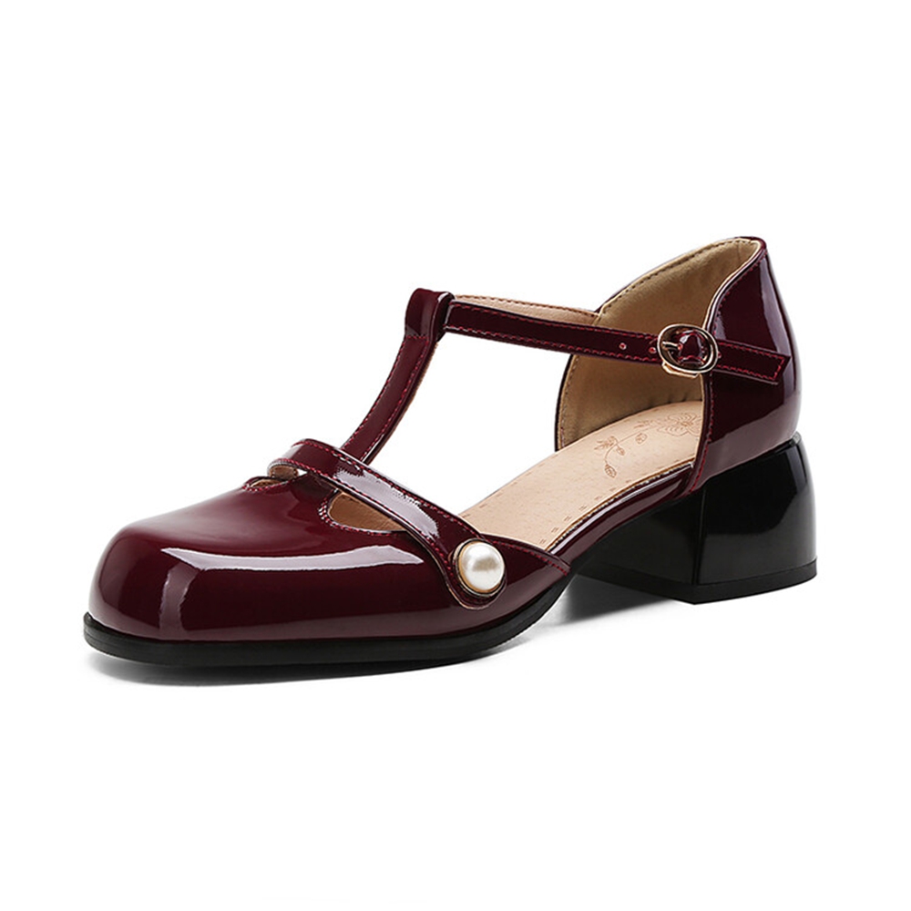 Thick High Heels Sandals Women - Leather Work Dress review and price