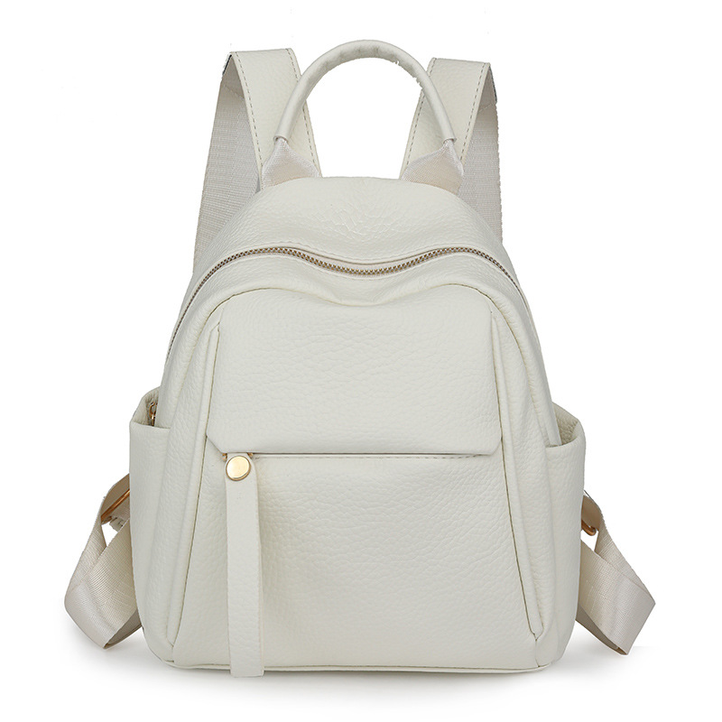 Litchi Pattern Leather Backpac - Leather Work Rucksack review and price