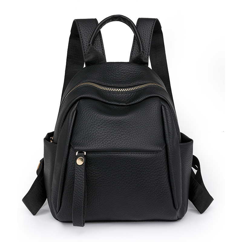 Litchi Pattern Leather Backpac - Leather Work Rucksack review and price