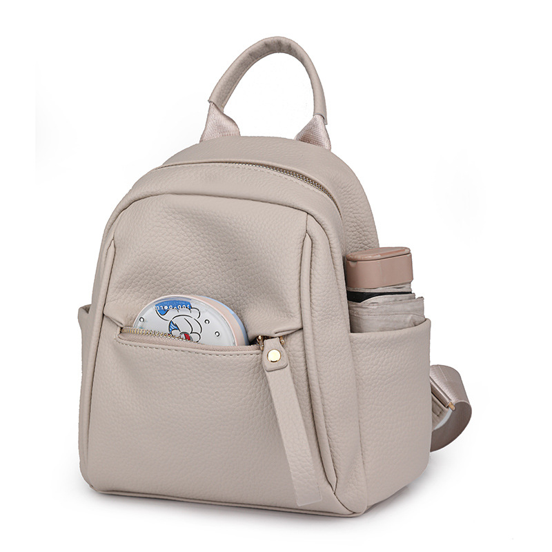 Litchi Pattern Leather Backpac - Leather Work Rucksack review and price