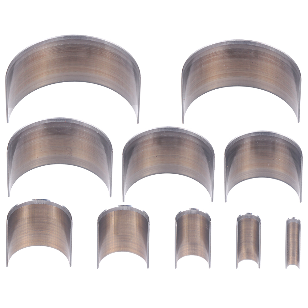10pc/set Half Circle Punching  - Leatherwork Rings review and price