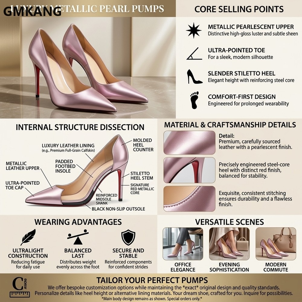 Women Pointed Toe Thin High He - Leather Work Dress review and price