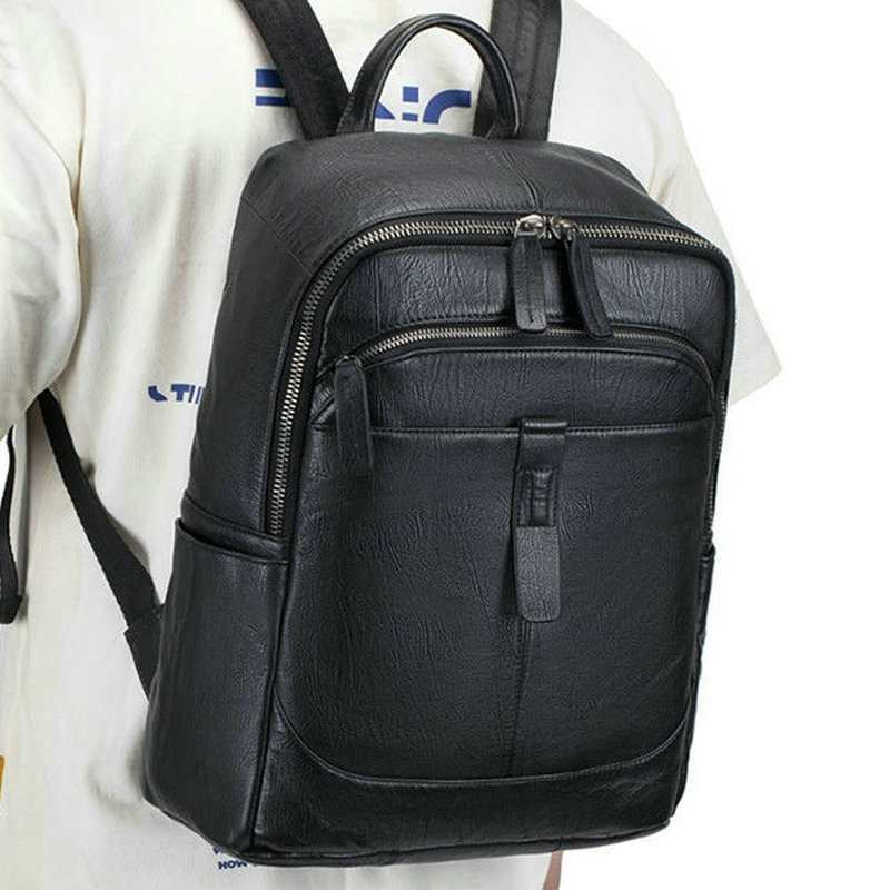 Black Man Genuine Leather Back - Leather Work Rucksack review and price