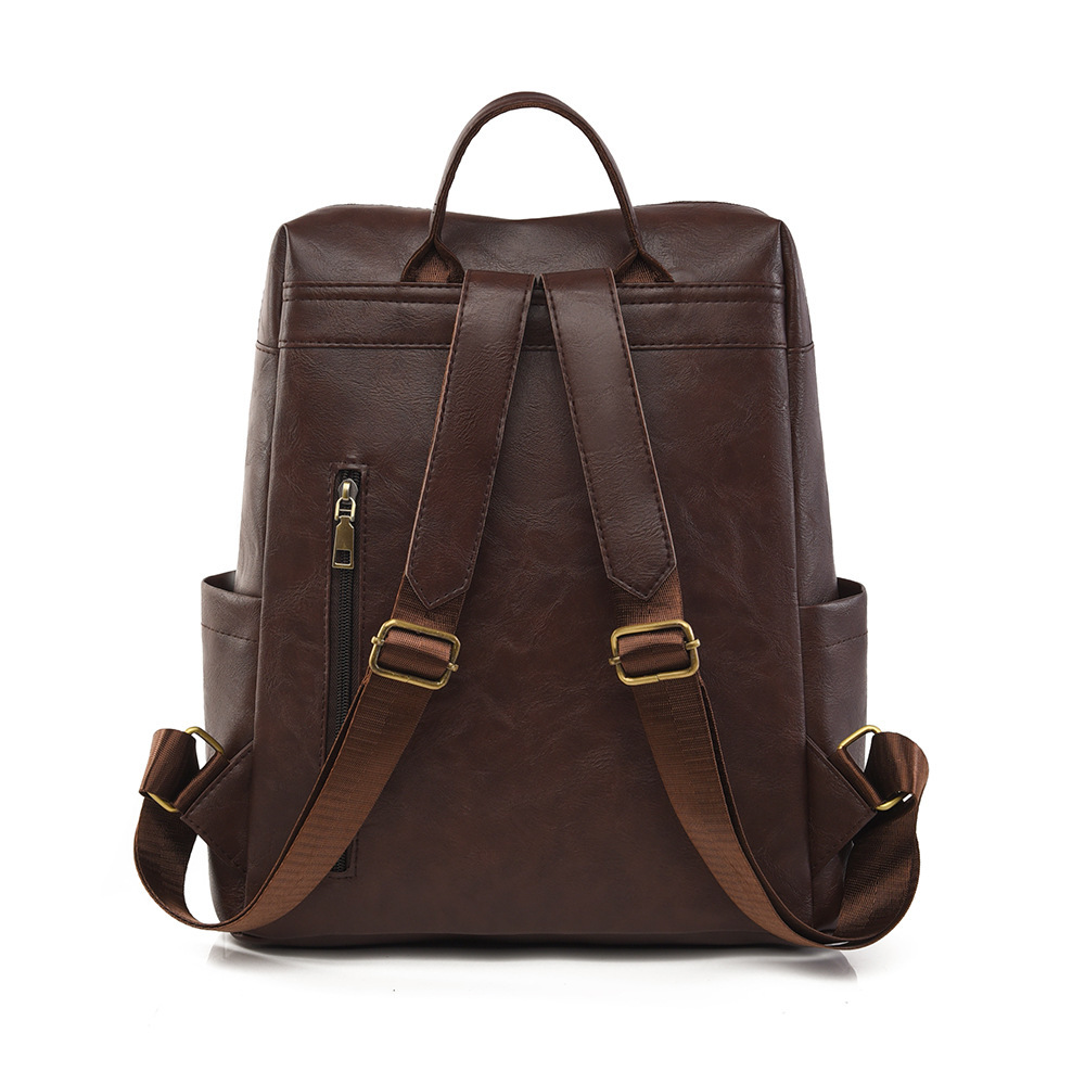 Women's Vintage PU Leather Bac - Leather Work Rucksack review and price