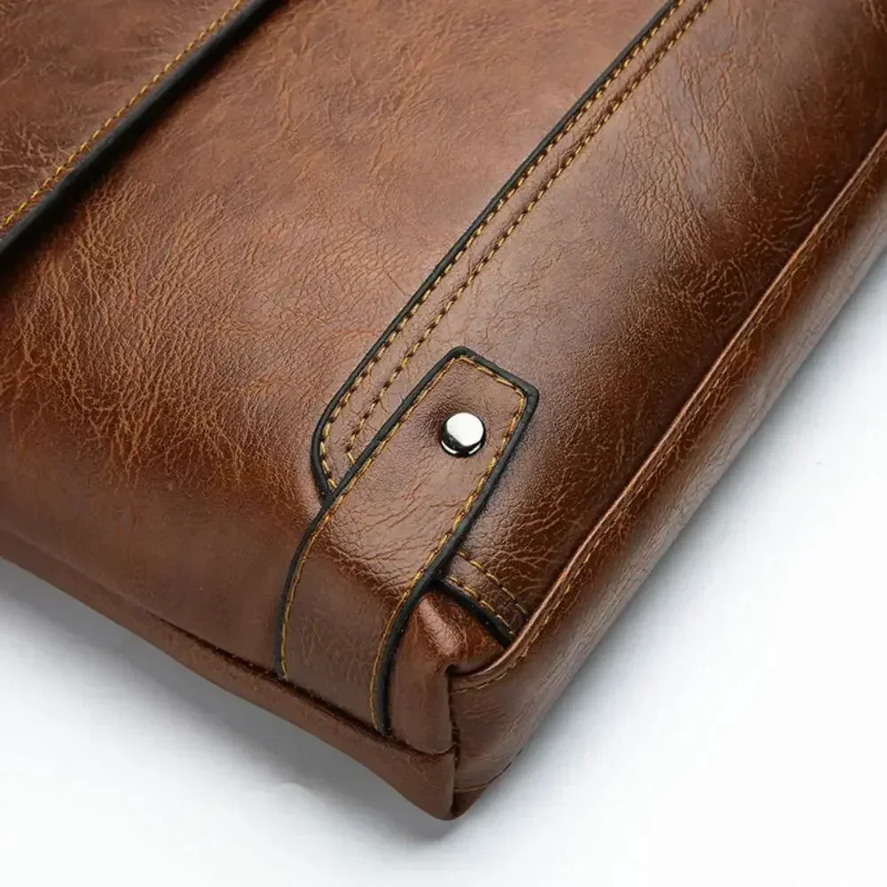 Briefcase For Men PU Leather T - Leatherwork Designs review and price