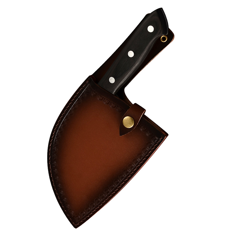 Kitchen Chef Cleaver Chopping  - Leatherwork Roller review and price