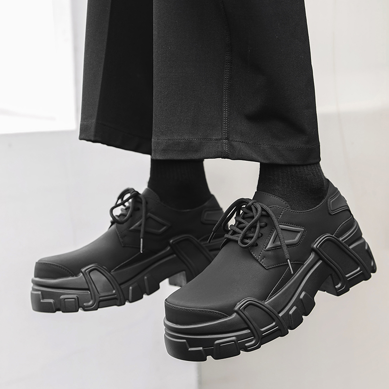 Men Platform Leather Shoes For - Leather Work Dress review and price