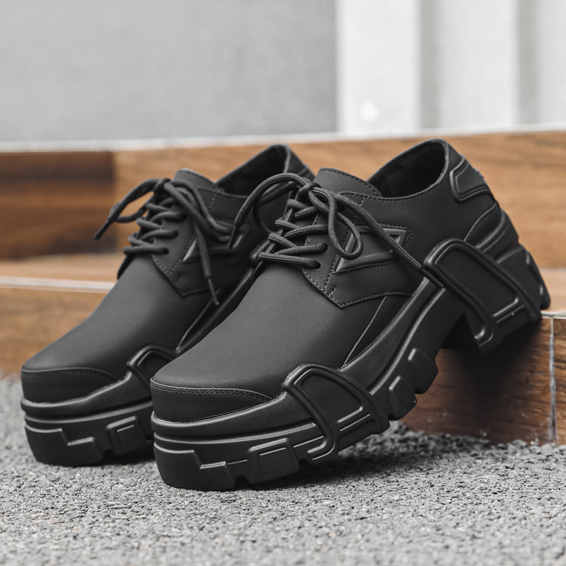Men Platform Leather Shoes For - Leather Work Dress review and price