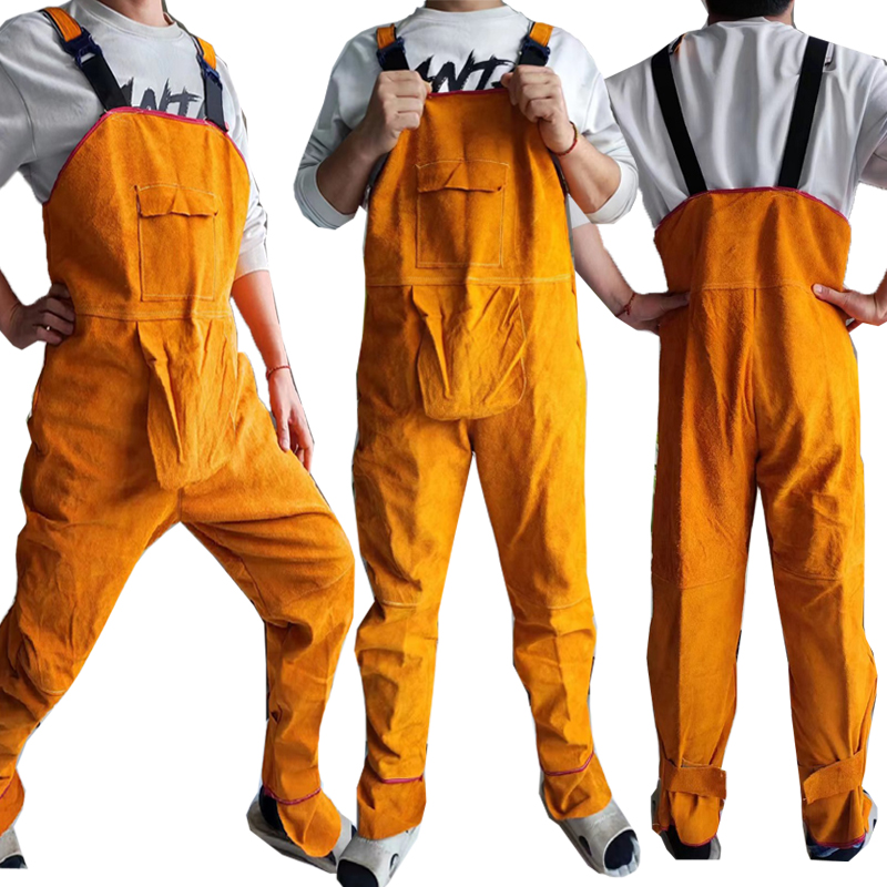 Welding Clothing Men's Overall - Leather Work Overalls review and price