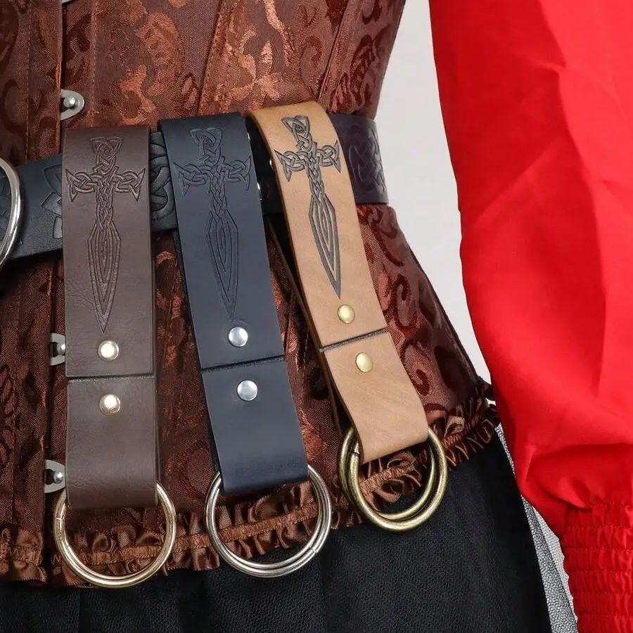 Medieval Women Hiking Pleated  - Leatherwork Rings review and price