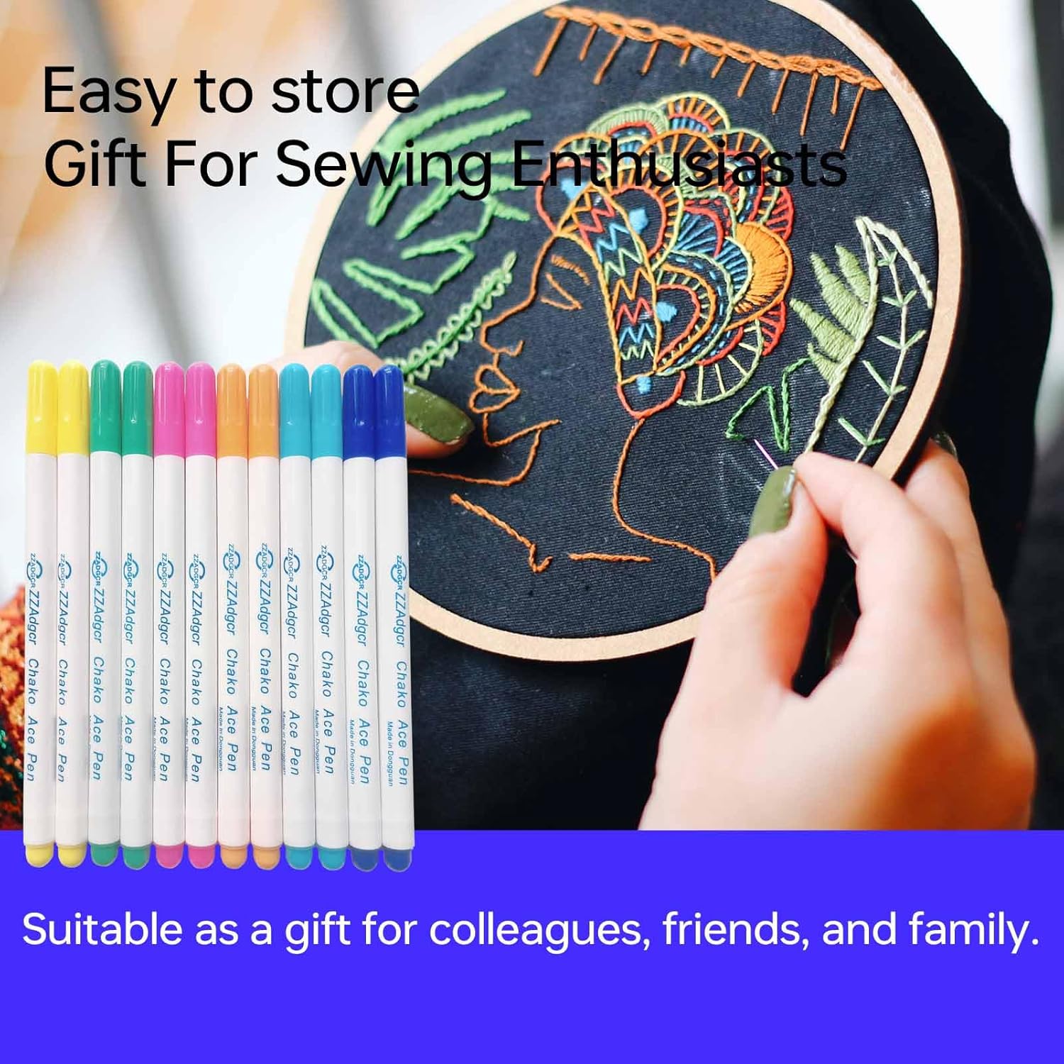 4 Fabric Marking Pens, Water-S - Leatherwork Machine review and price