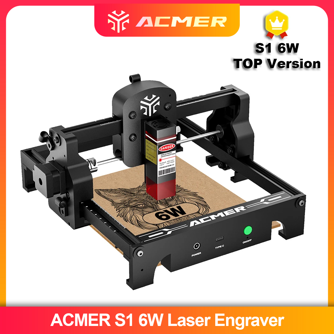 ACMER S1 2.5/3.5/6W Laser Engr - Leatherwork Machine review and price
