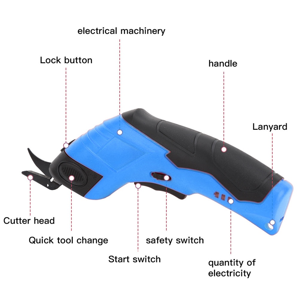 3.6V Electric Scissors Fabric  - Leatherwork Machine review and price