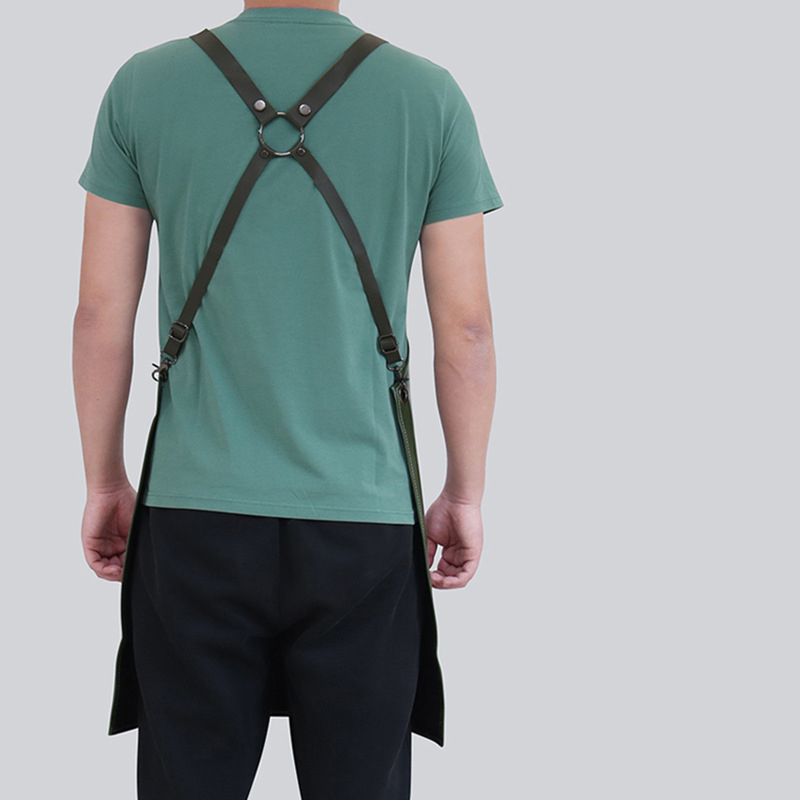 pu leather apron custom logo w - Leather Work Overalls review and price