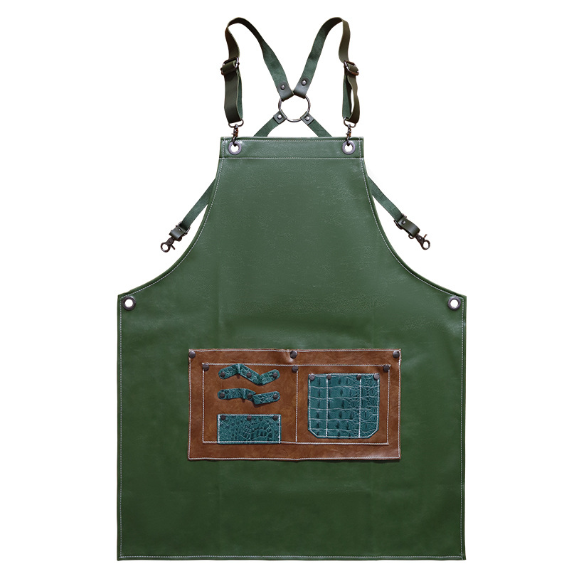 pu leather apron custom logo w - Leather Work Overalls review and price