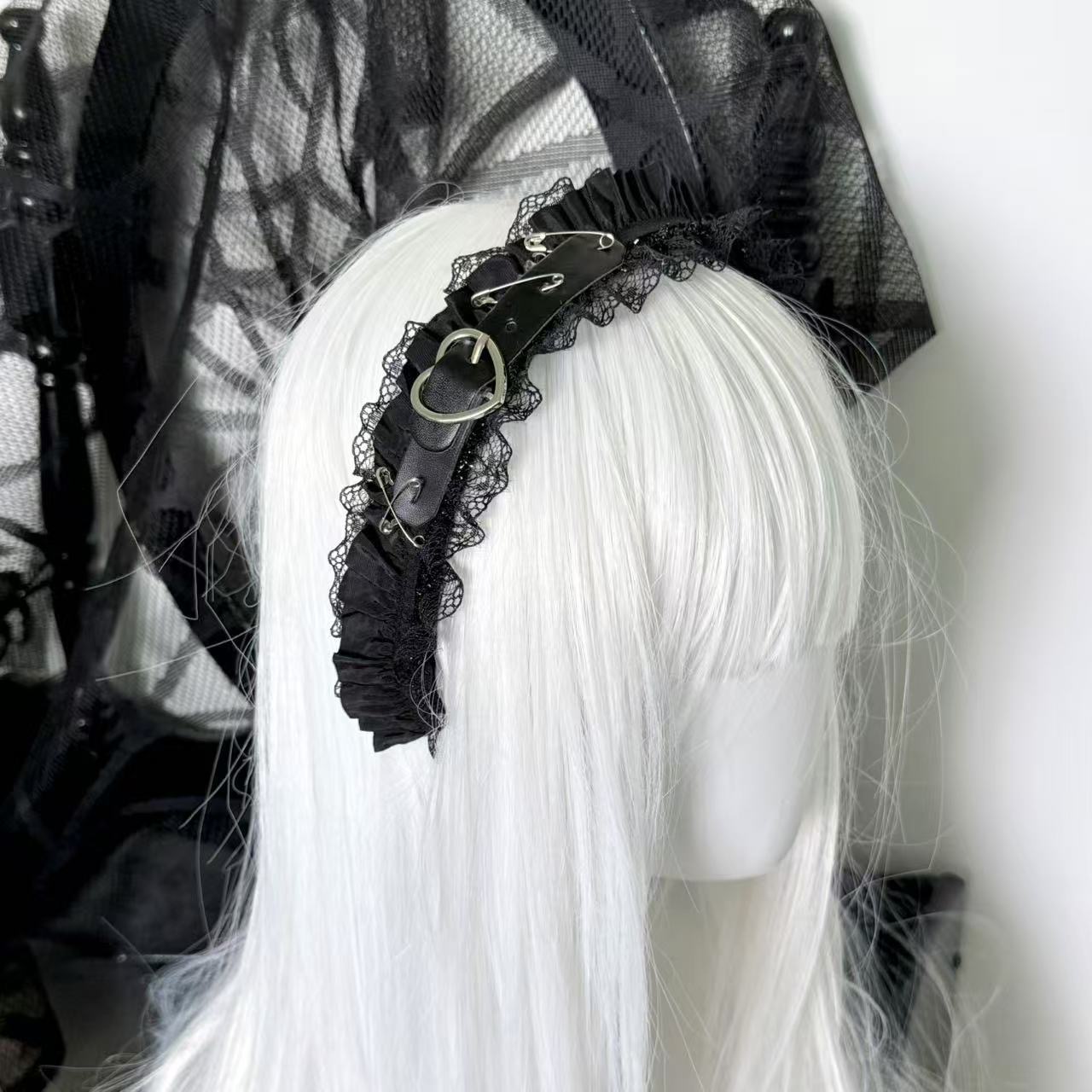 Punk Lace Love Buckle Leather  - Leatherwork Rings review and price