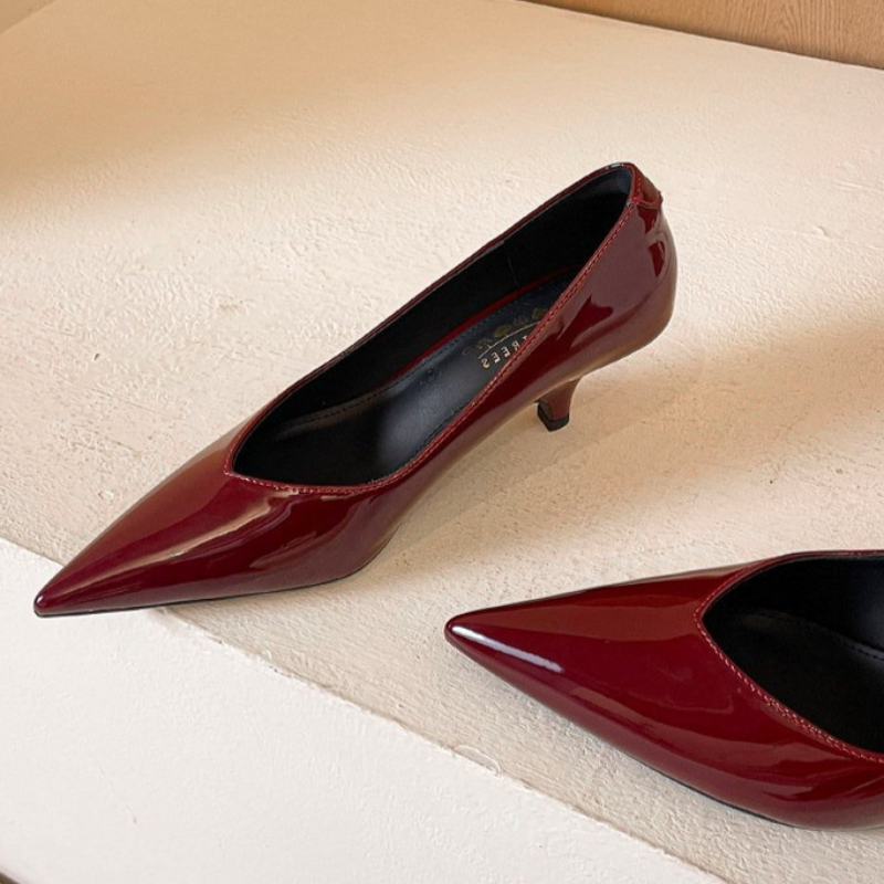 Women Comfortable 5cm High Hee - Leatherwork Designs review and price